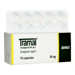Tramal Capsules 50Mg (1 Box = 1 Strip)(1 Strip = 10 Capsules)