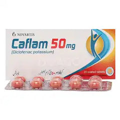 Caflam Tablets 50Mg (1 BOX = 20 Tablets 2 STRIPS)