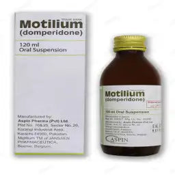 Motilium 120Ml Suspension 5Mg/5Ml