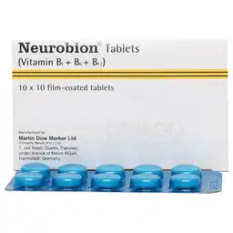 Neurobion Tablets (1 Strip = 10 Tablets) price per strip