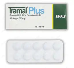 Tramal Plus Tablets 37.5Mg+325Mg (1 Box = 1 Strip) (1 Strip = 10 Tablets)