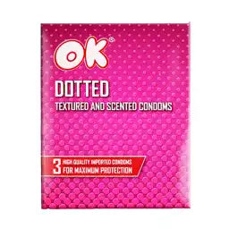 Ok Dotted Condoms (1 Box = 3Pcs)