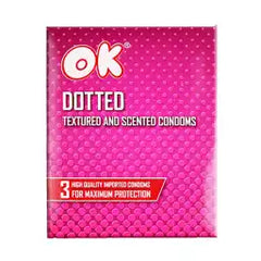 Ok Dotted Condoms (1 Box = 3Pcs)